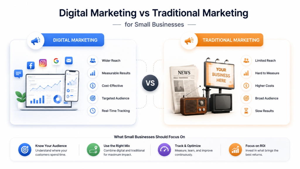 Digital Marketing vs Traditional Marketing